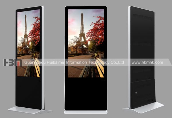 floor standing vertical screen 1080P HD lcd advertising player/ digital signage/ monitor display