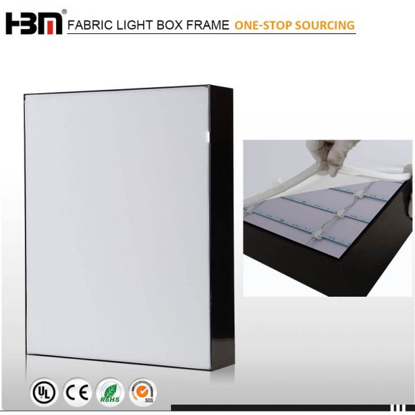 exhibition trade show signage aluminum frameless SEG photography light box LED display - Image 4