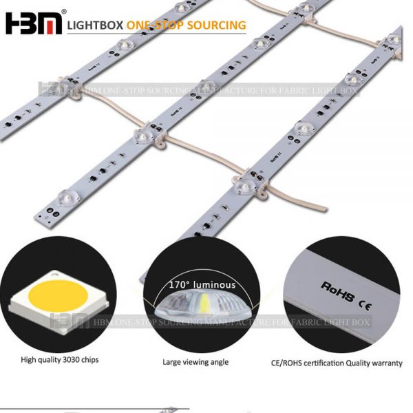 led Net/ curtain/Matrix/Lattice type backlight led strip light with lens - Image 2