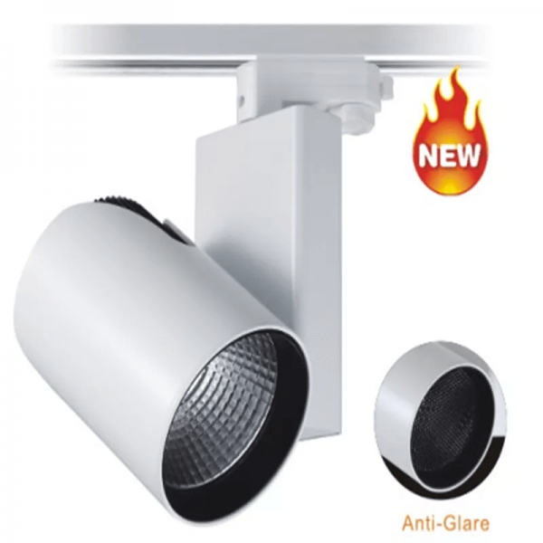 30W Reliable And Cheap 2400lm COB Aluminum non glare LED track light