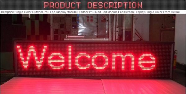 P10 Red Color Led Display Module, Competitve Price
