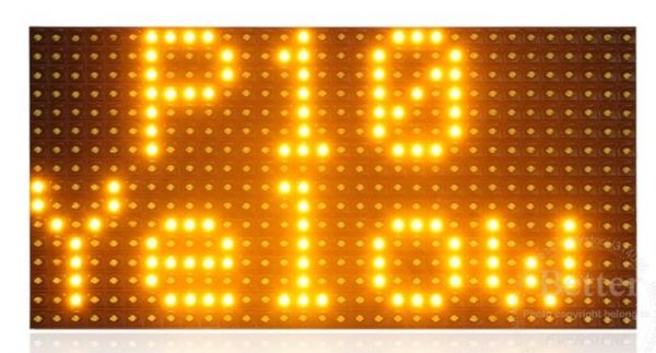 P10 Yellow Color Led Display Module