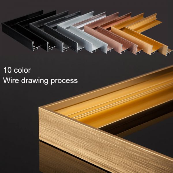 Metal line wall photo frame home decor photo frame Wall Art Painting Modern Home Decor Picture For Living Room - Image 4