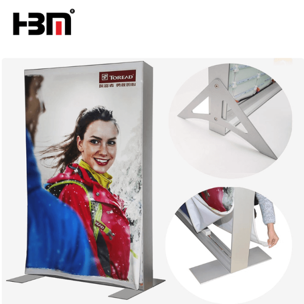 exhibition stands aluminum frames 160MM edgelit LED SEG aluminum extrusion profile - Image 4