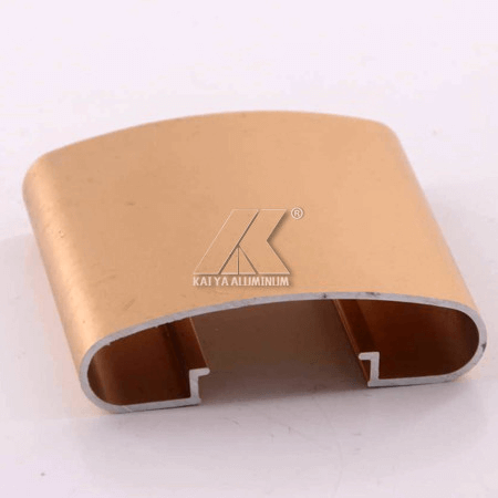 Shop Aluminum Handrail Extrusions Gold Anodized 6063 Series Alloy T5 Temper - Image 3