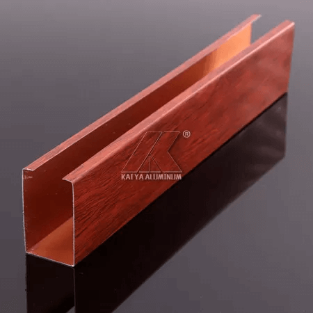 High Stiffness Decorative Aluminum Trim With Good Corrosion Resistance