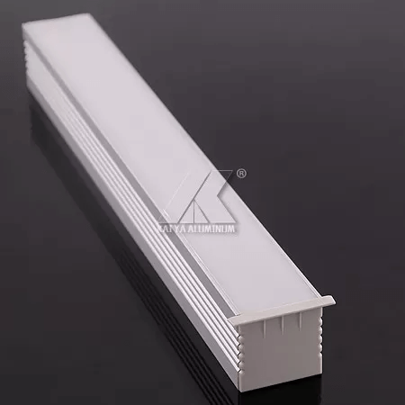RoSH Aluminum Alloy Profile , Led Extrusion Profiles 6063 Alloy 5.8-5.98m Length