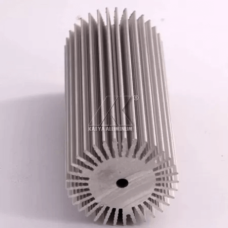 Small Cylindrical Heat Sink Aluminum Profiles ISO 9000 6000 Series For LED