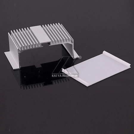 Standad LED Aluminium Profile Cool Down Quickly Square Shape With Cover Profile - Image 4
