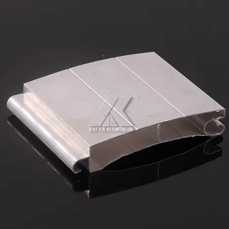 Bright Silver Roller Shutter Profiles Low Weight Alloy Material Mill Finish - Image 2