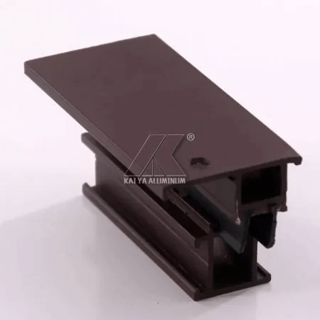 Heat Insulation Aluminum Door Profile OEM Service High Corrosion Resistance