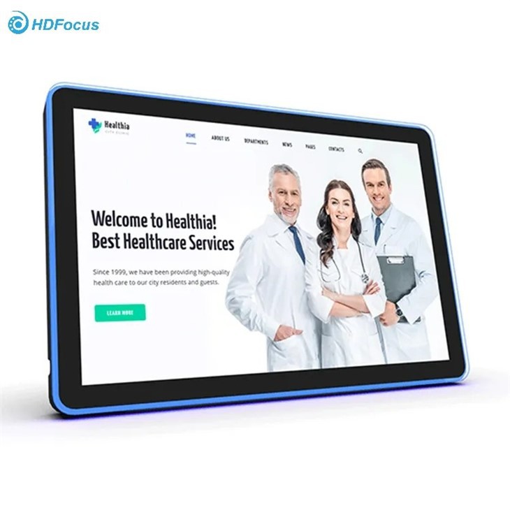 Wall Mount 10.1 Inch Touch Screen Lcd Monitor