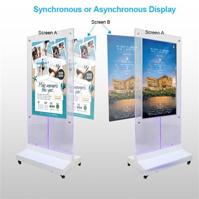 43" Transparent LCD Double Sided Video Player - Image 4