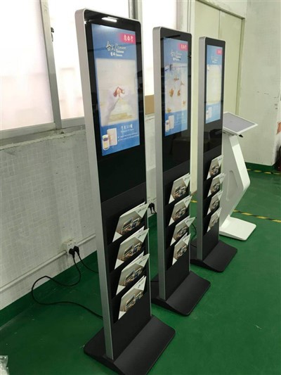 Standing Digital Signage With Brochure Holder - Image 6