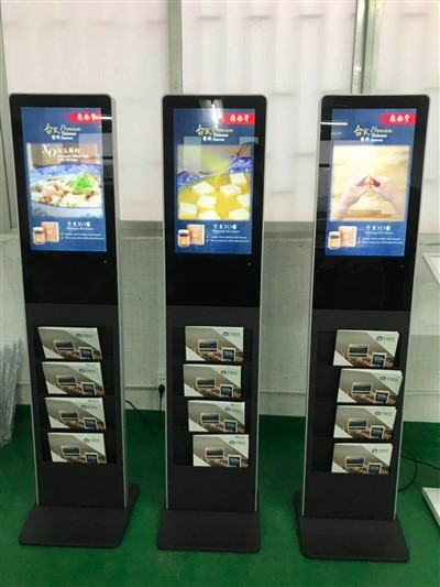 Standing Digital Signage With Brochure Holder - Image 5