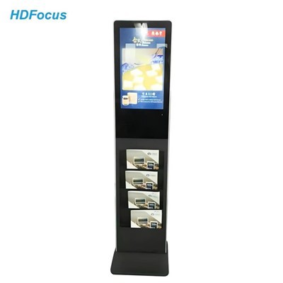 Standing Digital Signage With Brochure Holder - Image 2