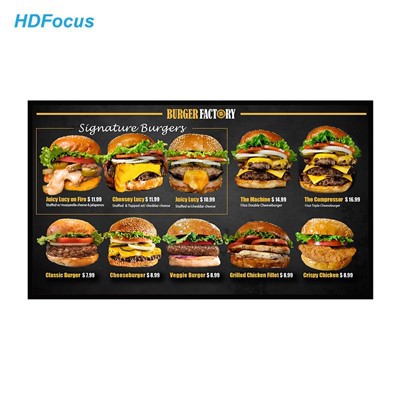 32 Inch Indoor Menu Board Digital Restaurant - Image 3