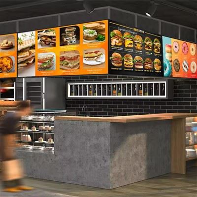 Hanging Wall Mounted Digital 55” Menu Board Hd - Image 7
