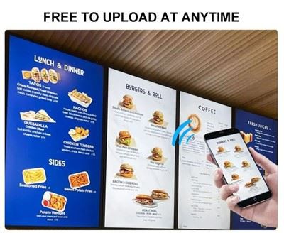 Hanging Wall Mounted Digital 55” Menu Board Hd - Image 5