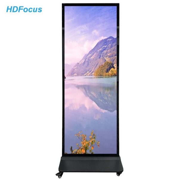 Ultra-Thin Indoor Digital Video Advertising Poster