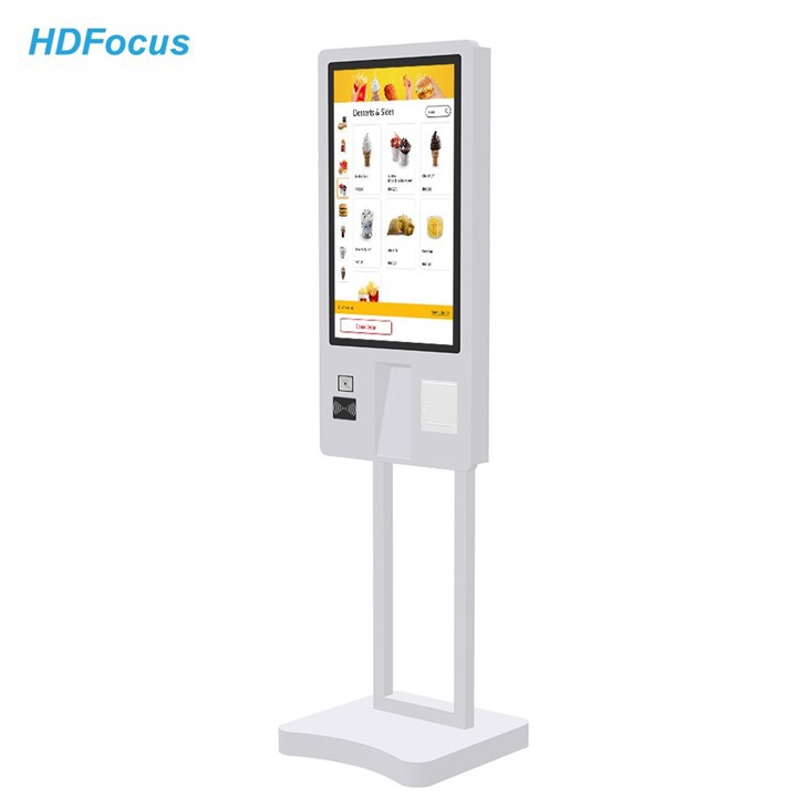 27" Self-Service Payment Ordering Kiosk Fast Food