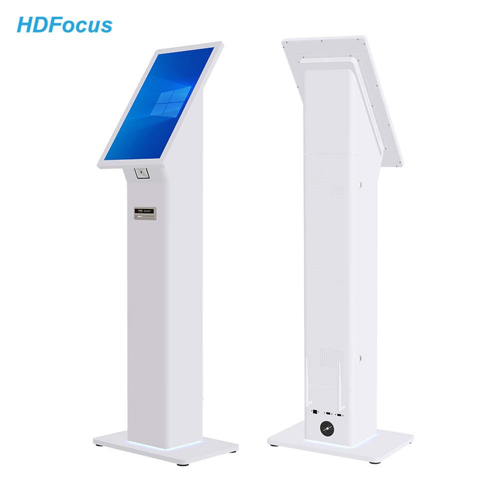 21.5 Inch Queuing Floor Standing Kiosk