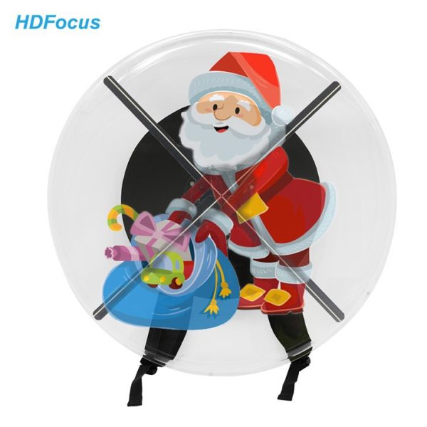 Walking Advertisements With 3D LED Hologram Fans