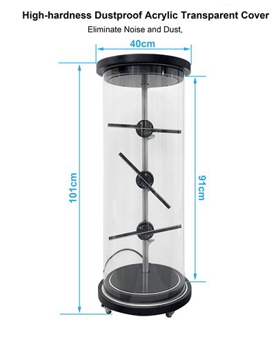 Small Hologram Fan Display Splicing Human Solution - Image 5