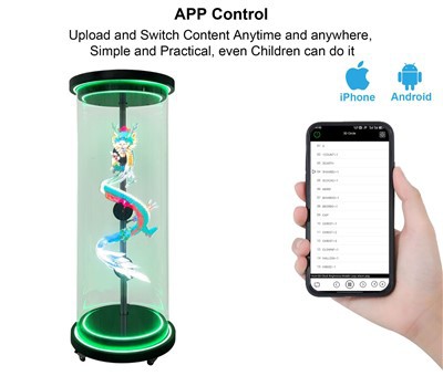 Small Hologram Fan Display Splicing Human Solution - Image 4