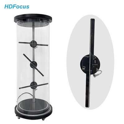 Small Hologram Fan Display Splicing Human Solution - Image 3