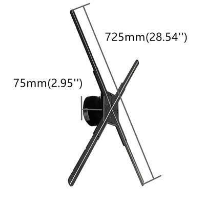 75cm Spinning 3d LED Hologram Fan - Image 5