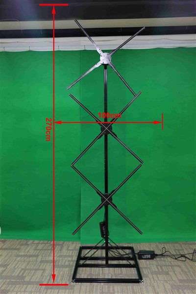 3D Hologram Fan Human Shape Splicing Solution - Image 4
