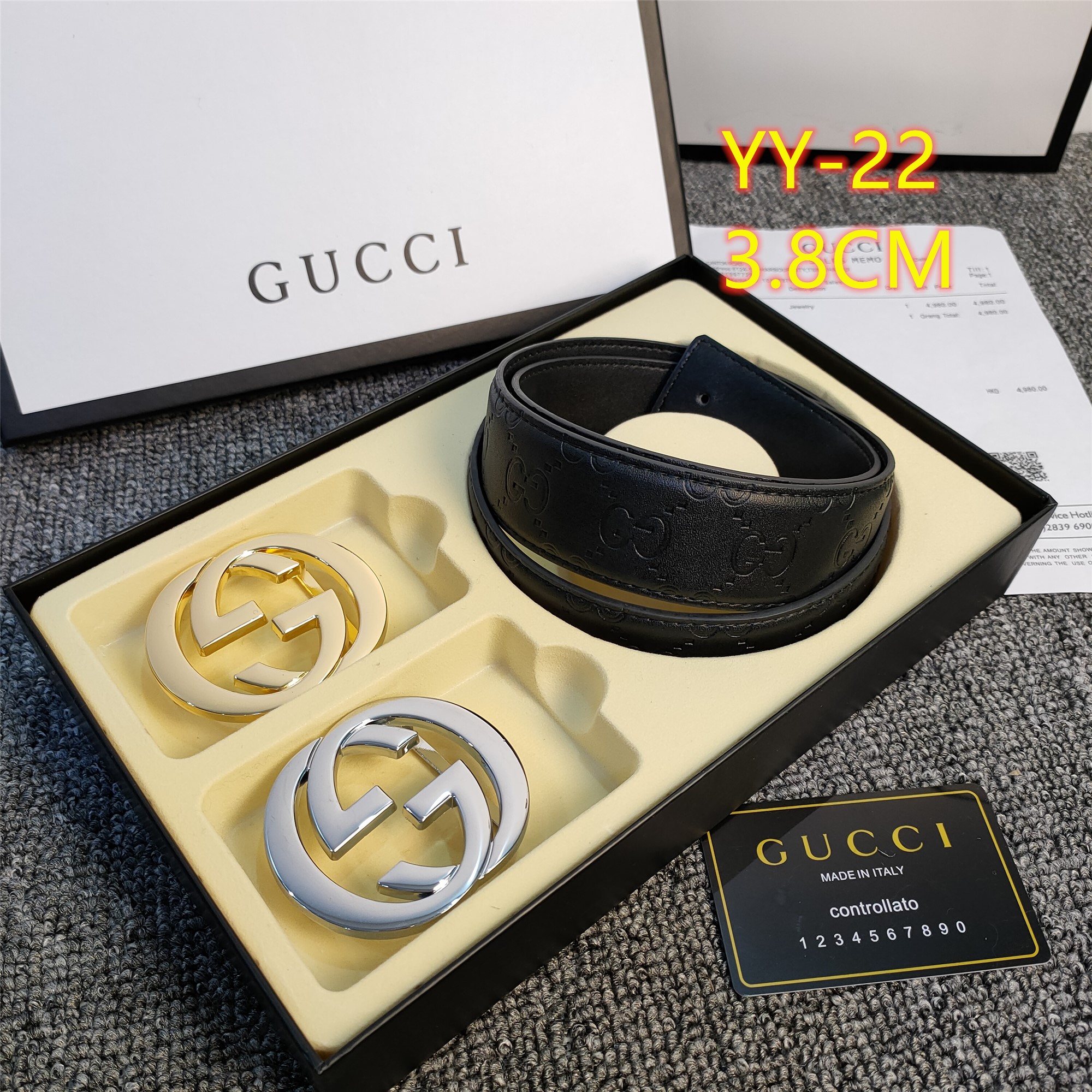 24.02 $ GUCCI   CODE shu-2690-R gallery