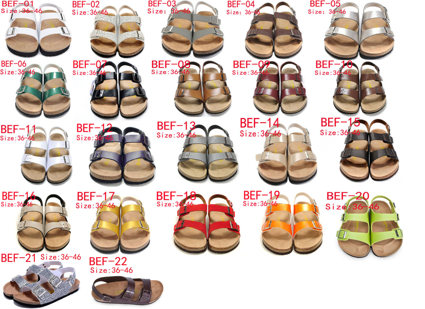 BEF 142  birkenstock 803  45usd gallery