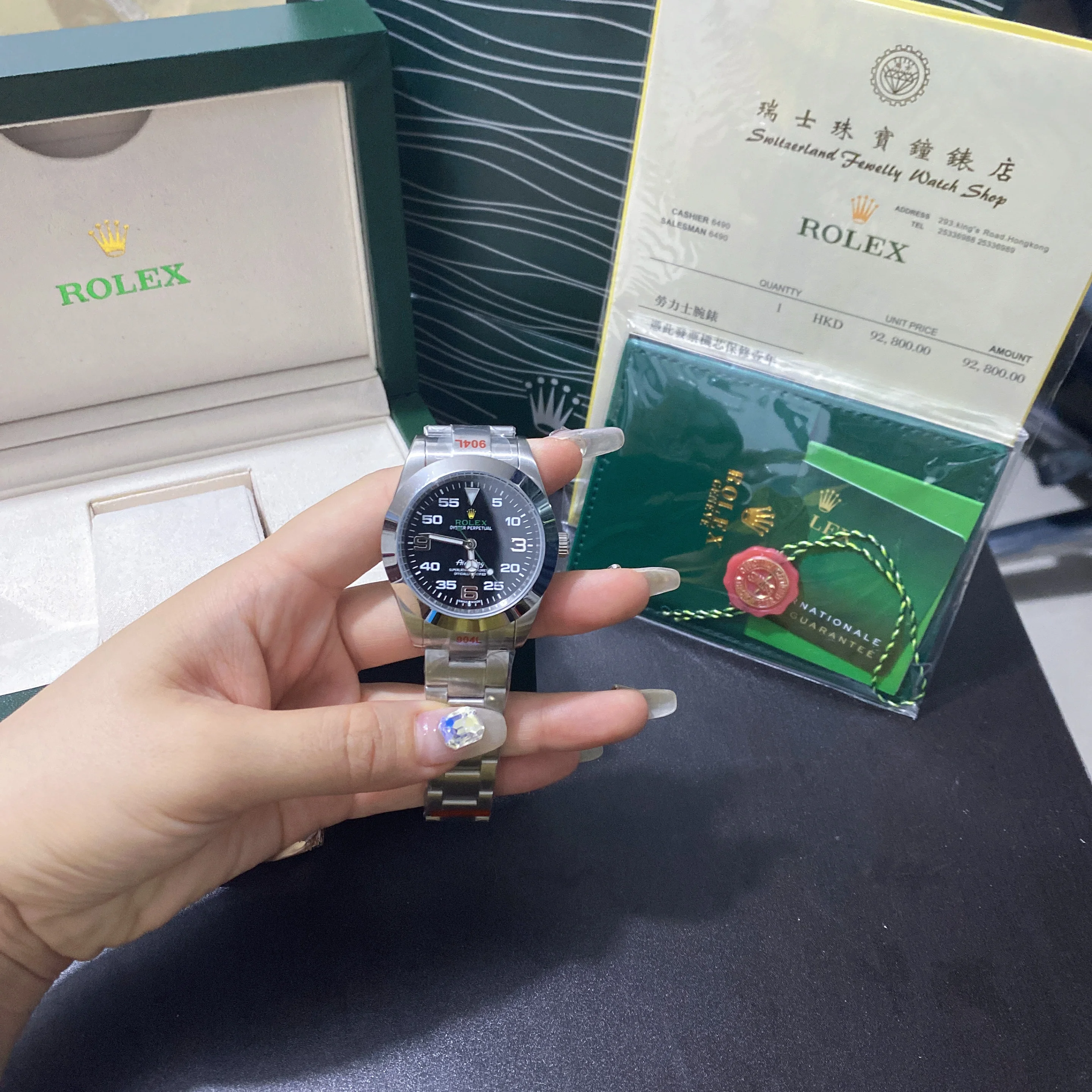 CODE:3811-120$-ROLEX-WITH BOX gallery