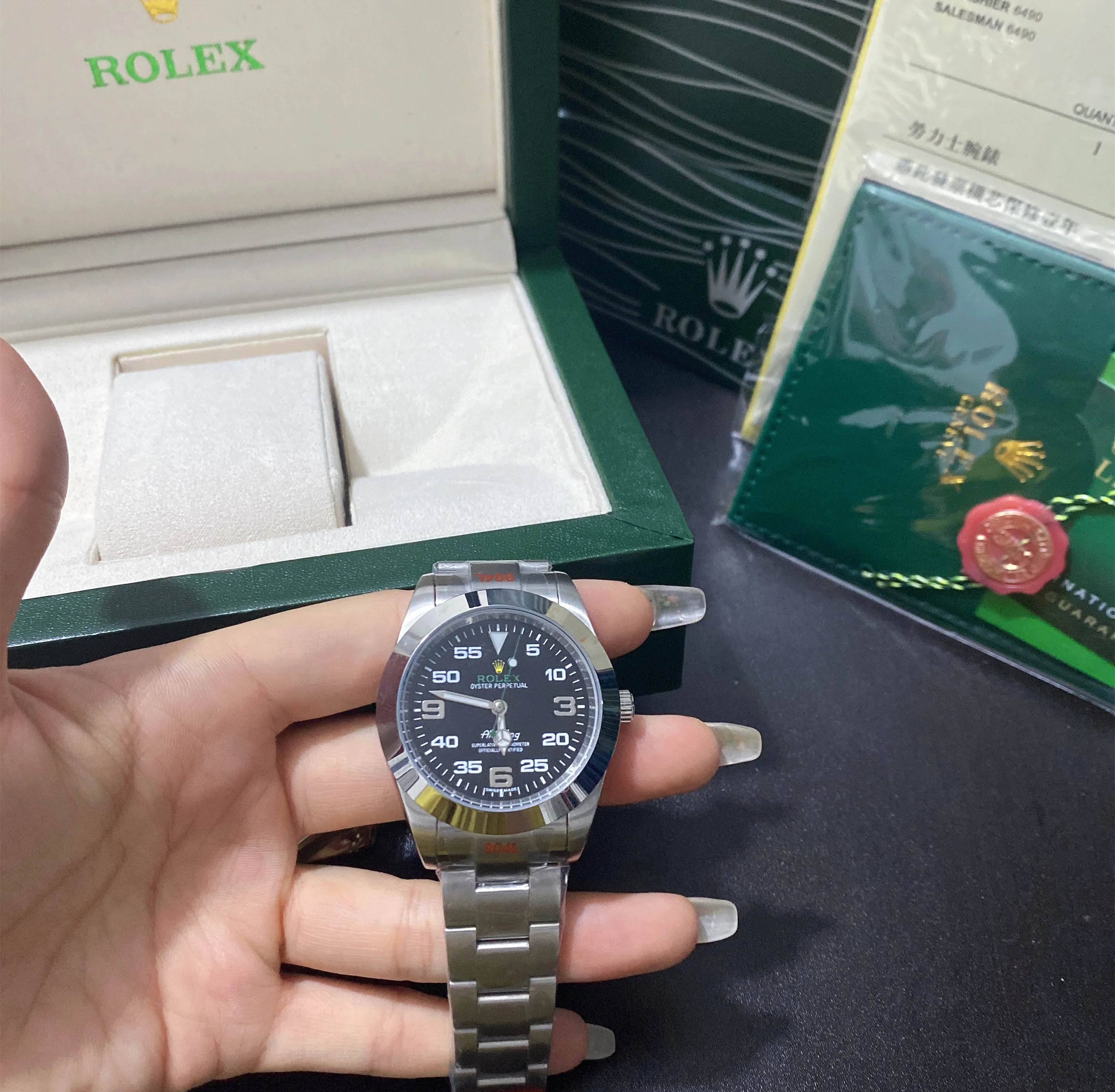 CODE:3811-120$-ROLEX-WITH BOX gallery