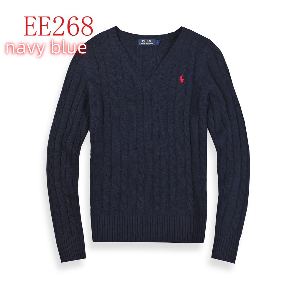 EE267 POLO Women's sweater V-neck gallery