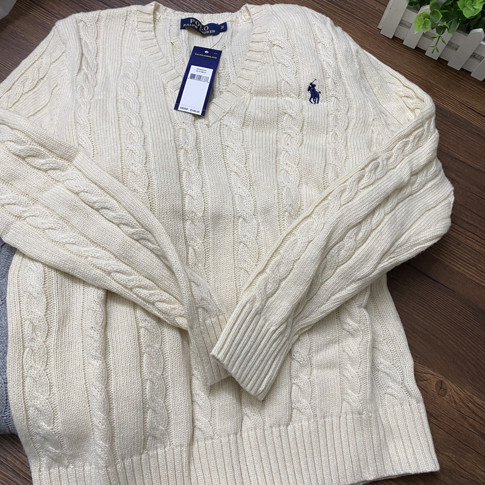 EE267 POLO Women's sweater V-neck gallery