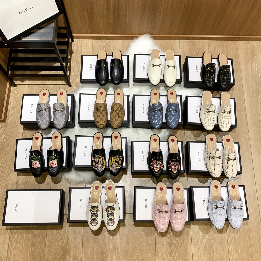 Gucci slippers $36.66$ 编号449-5274-R gallery