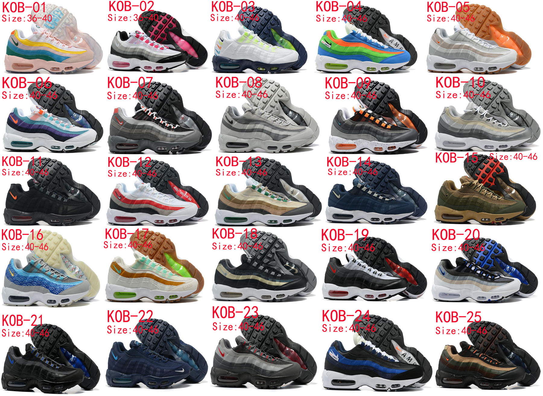 KOB air max 95 59.99usd gallery