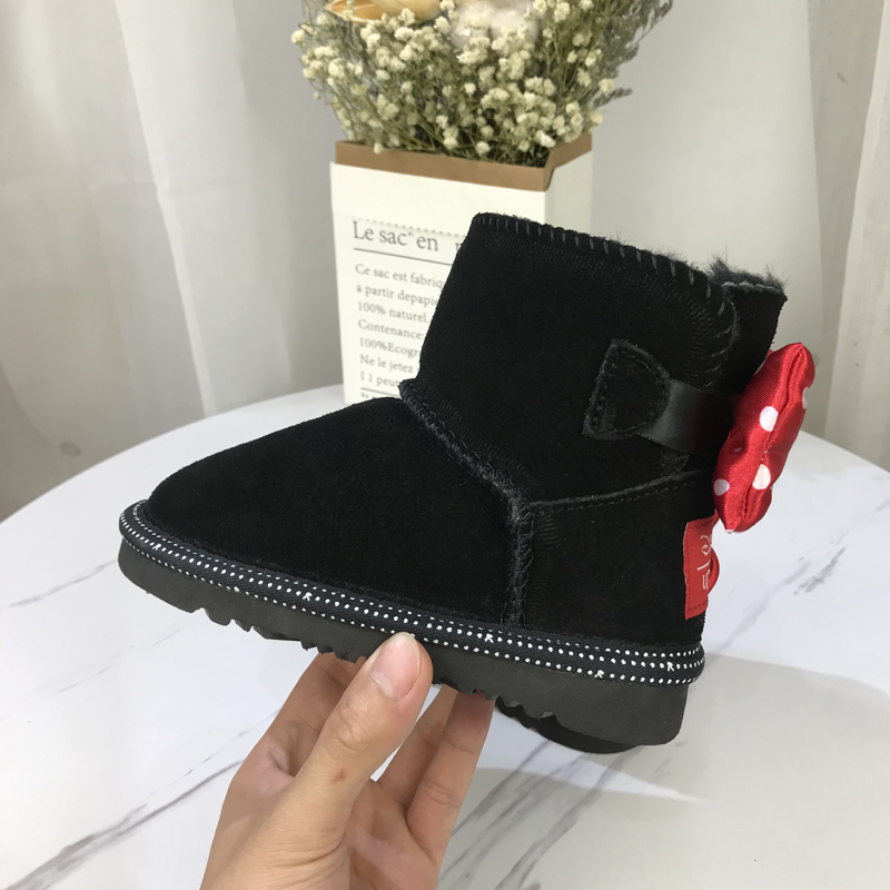 Kids boots GB-01#,real leather+wool gallery