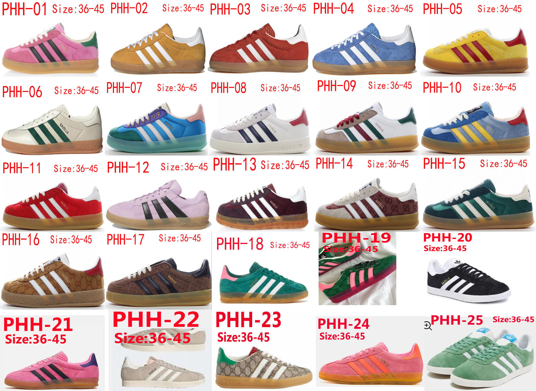 PHH Adidas Gazelle 59.99usd gallery