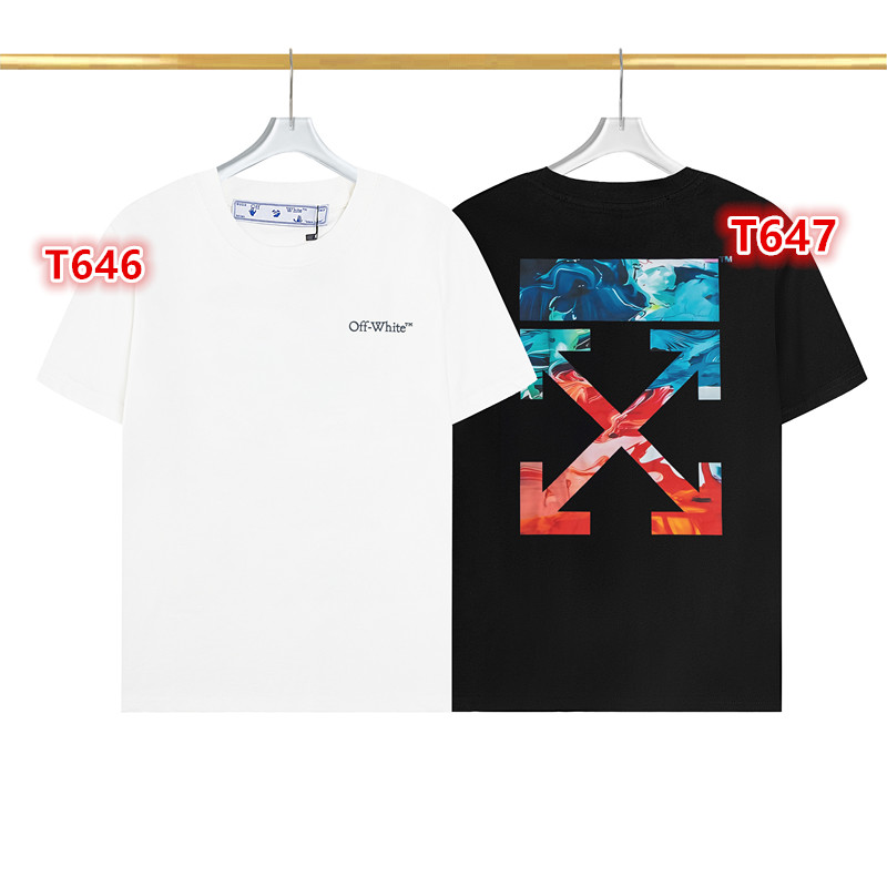 T646--T647  off white T-shirt gallery