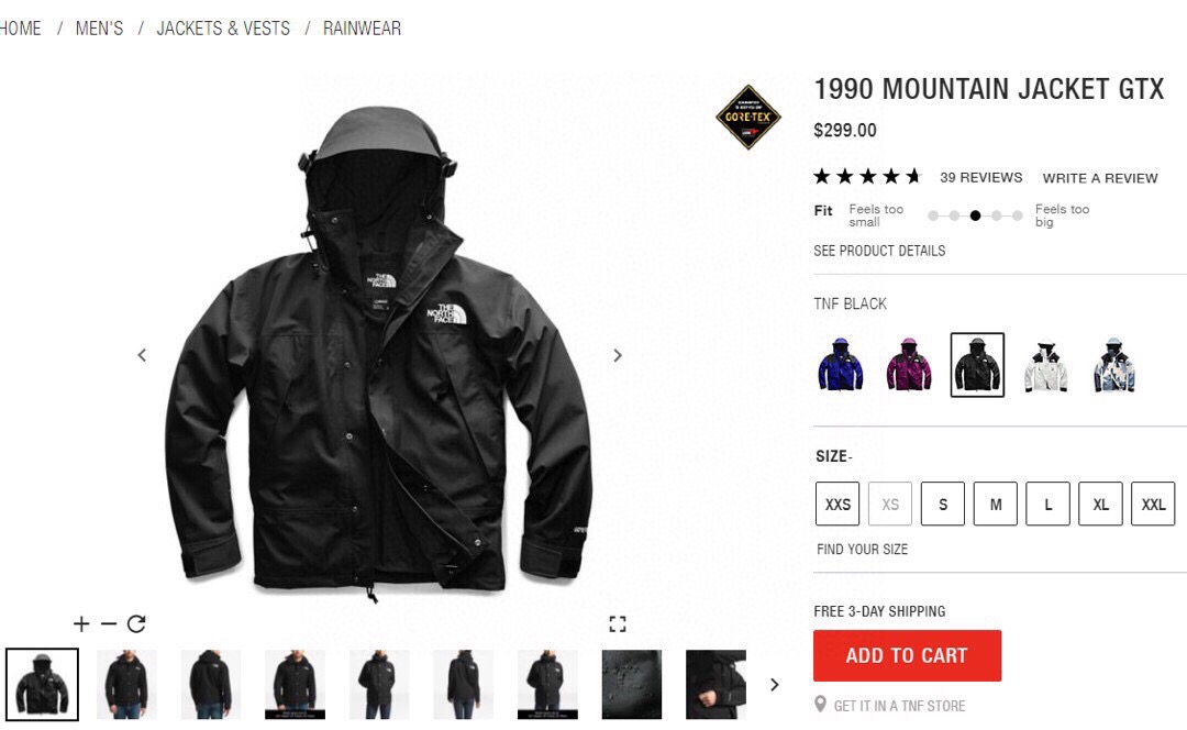 The North Face $68 gallery