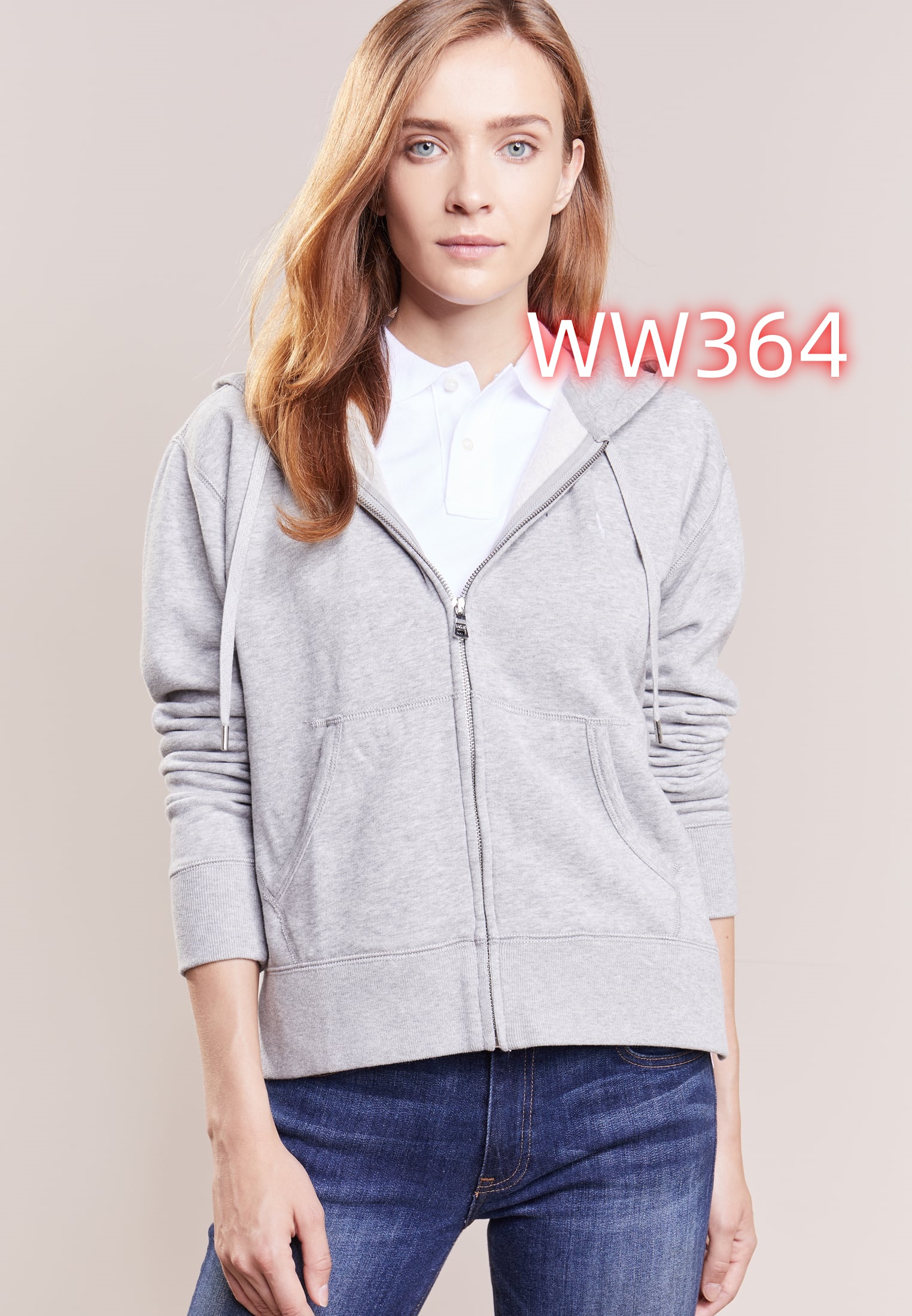 WW362 Women Hooded Zipper Hoodie gallery