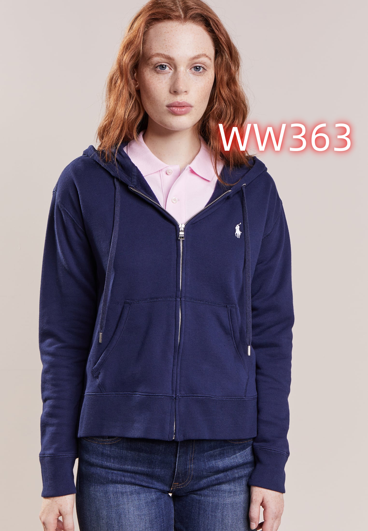 WW362 Women Hooded Zipper Hoodie gallery