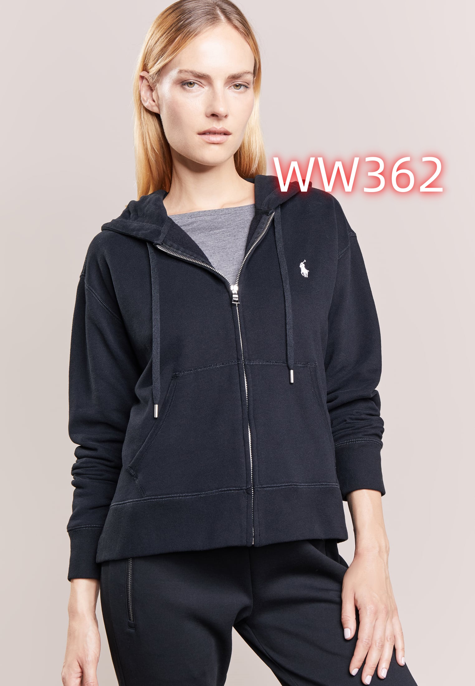 WW362 Women Hooded Zipper Hoodie gallery