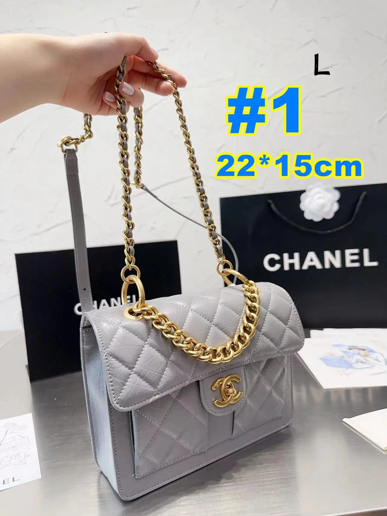 code:3735-503-70$-CHANEL-with box gallery