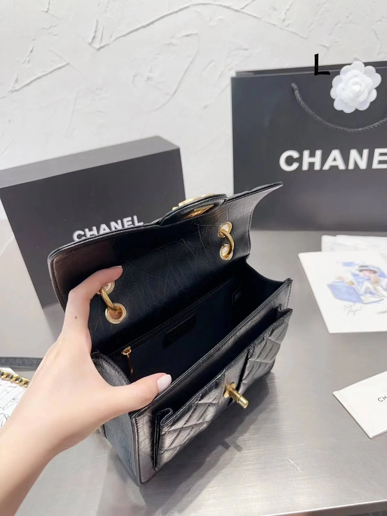 code:3735-503-70$-CHANEL-with box gallery