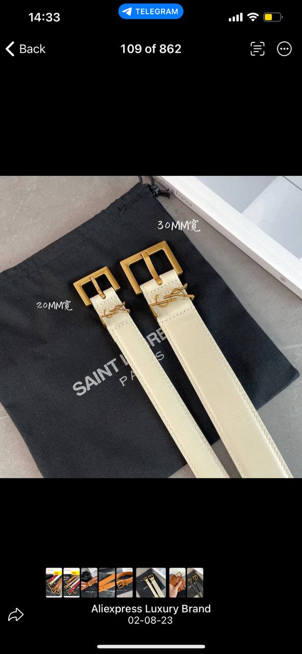 code 6547-R   26.99$ YSL gallery